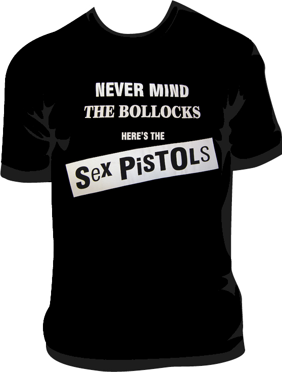 CAMISETA SEX PISTOLS NEVER MIND THE BOLLOCKS